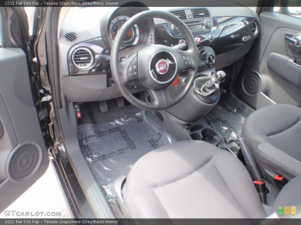 Tessuto Grigio/Nero (Grey/Black) Interior Dashboard for the 2012 Fiat 500 Pop #67710106