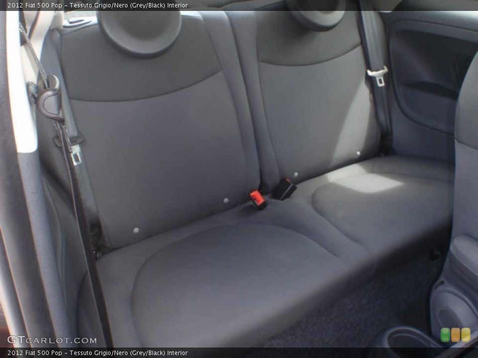 Tessuto Grigio/Nero (Grey/Black) Interior Rear Seat for the 2012 Fiat 500 Pop #67710133