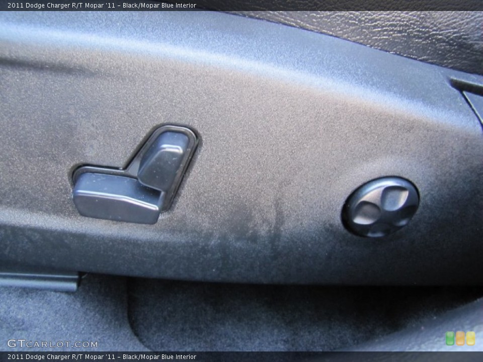 Black/Mopar Blue Interior Controls for the 2011 Dodge Charger R/T Mopar '11 #67710144