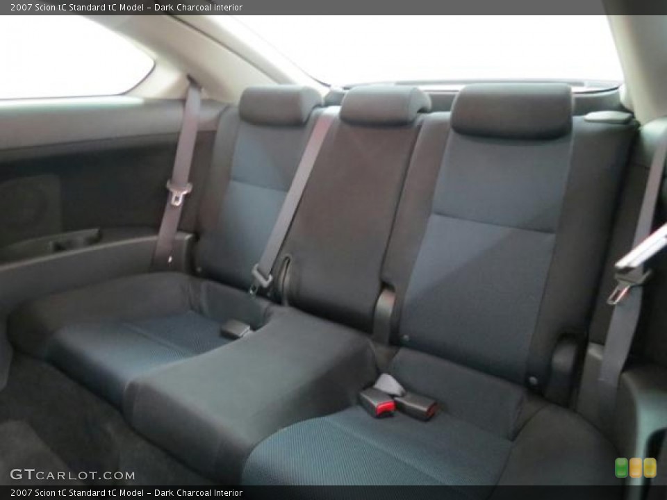 Dark Charcoal Interior Rear Seat for the 2007 Scion tC  #67711924