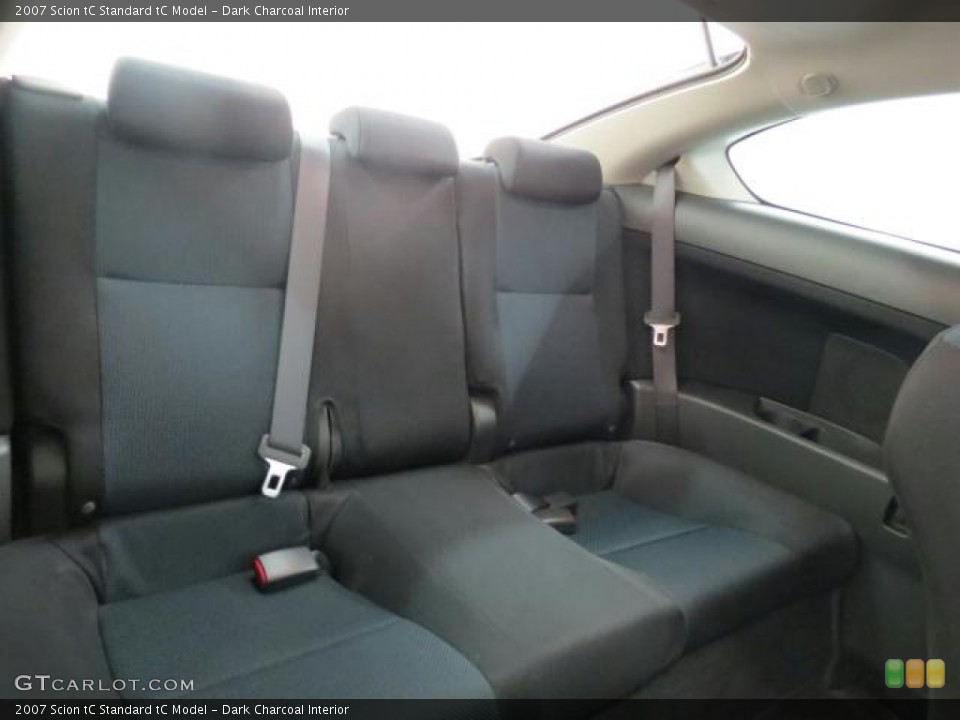 Dark Charcoal Interior Rear Seat for the 2007 Scion tC  #67711975