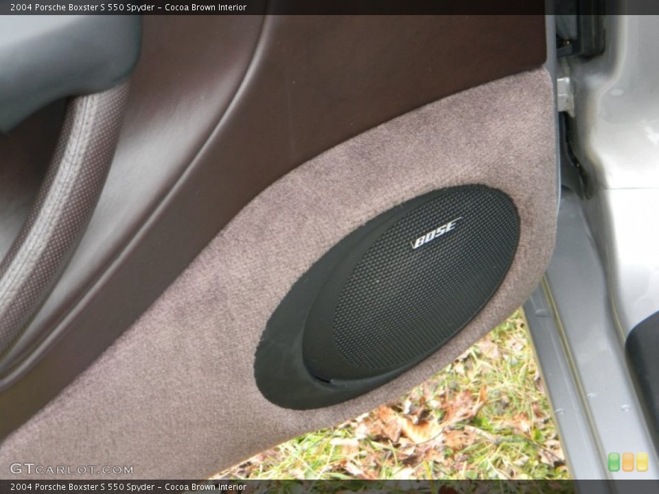 Cocoa Brown Interior Audio System for the 2004 Porsche Boxster S 550 Spyder #67712146