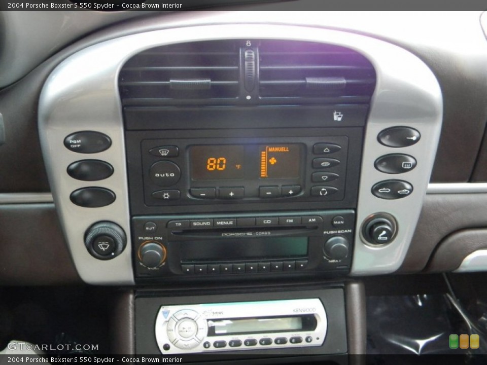 Cocoa Brown Interior Controls for the 2004 Porsche Boxster S 550 Spyder #67712155