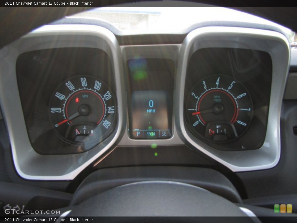 Black Interior Gauges for the 2011 Chevrolet Camaro LS Coupe #67714901