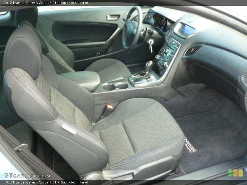 Black Cloth Interior Photo for the 2012 Hyundai Genesis Coupe 2.0T #67717100