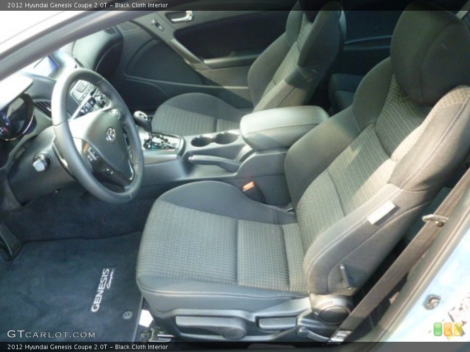 Black Cloth Interior Photo for the 2012 Hyundai Genesis Coupe 2.0T #67717154