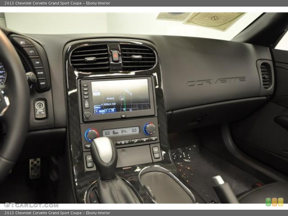 Ebony Interior Dashboard for the 2013 Chevrolet Corvette Grand Sport Coupe #67718273