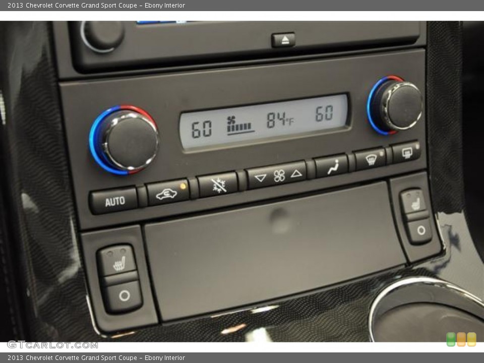 Ebony Interior Controls for the 2013 Chevrolet Corvette Grand Sport Coupe #67718315