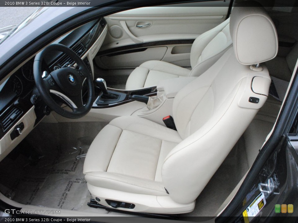 Beige Interior Prime Interior for the 2010 BMW 3 Series 328i Coupe #67718438