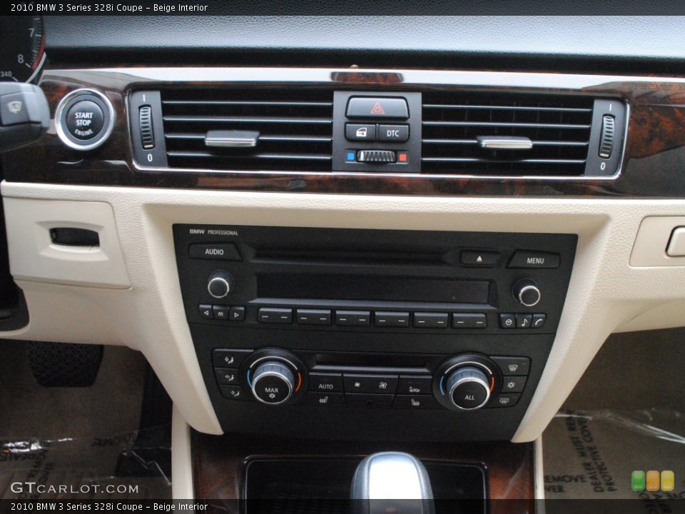 Beige Interior Controls for the 2010 BMW 3 Series 328i Coupe #67718525