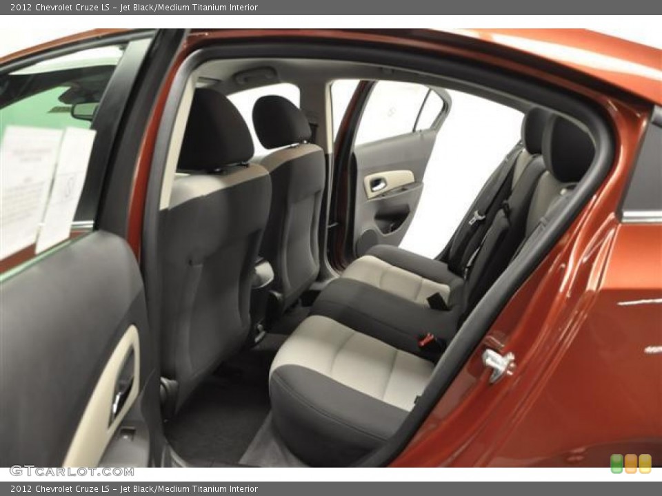 Jet Black/Medium Titanium Interior Rear Seat for the 2012 Chevrolet Cruze LS #67718555