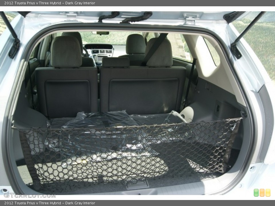 Dark Gray Interior Trunk for the 2012 Toyota Prius v Three Hybrid #67723166