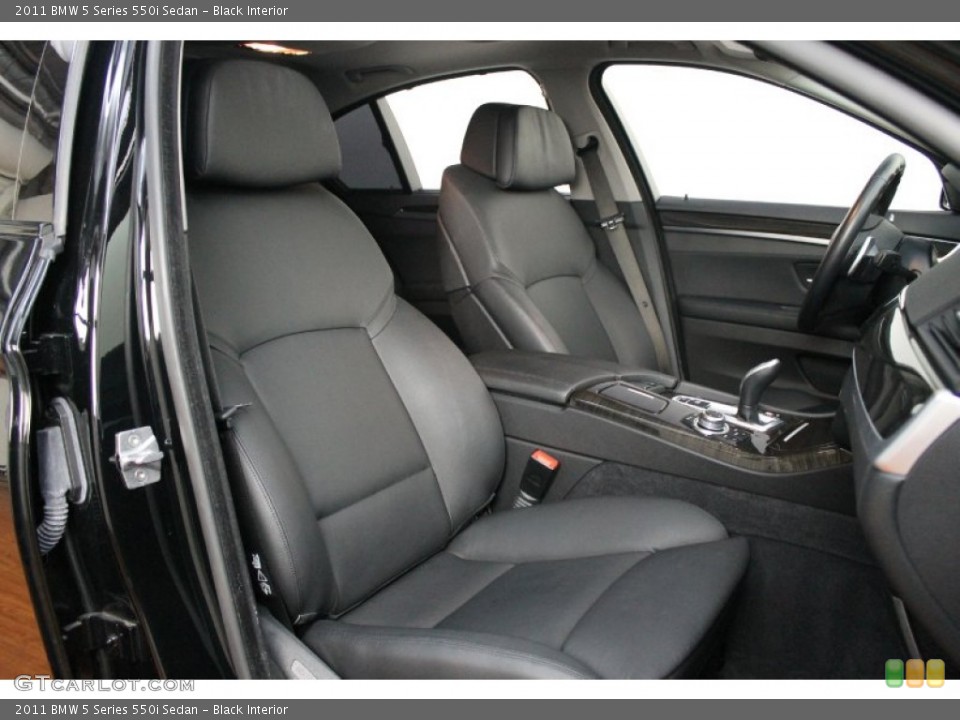 Black Interior Photo for the 2011 BMW 5 Series 550i Sedan #67724887