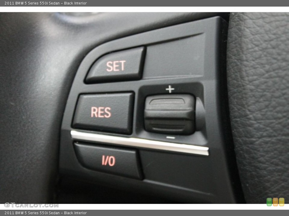Black Interior Controls for the 2011 BMW 5 Series 550i Sedan #67724921