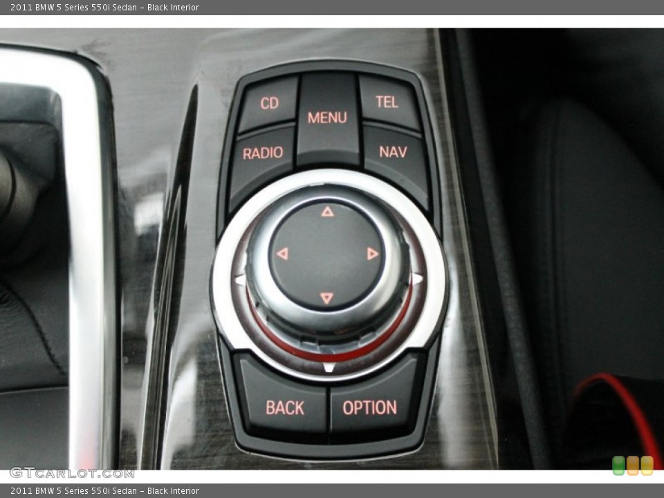 Black Interior Controls for the 2011 BMW 5 Series 550i Sedan #67724975