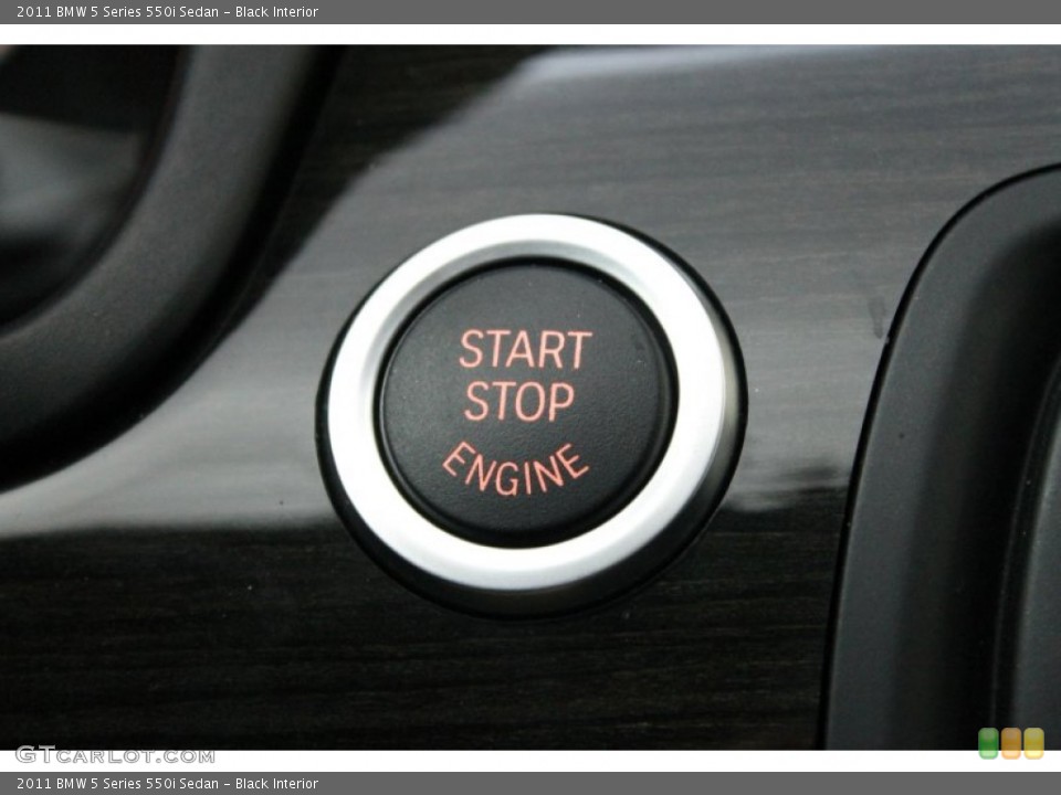 Black Interior Controls for the 2011 BMW 5 Series 550i Sedan #67724984