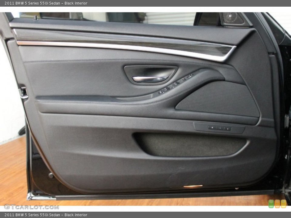 Black Interior Door Panel for the 2011 BMW 5 Series 550i Sedan #67725002