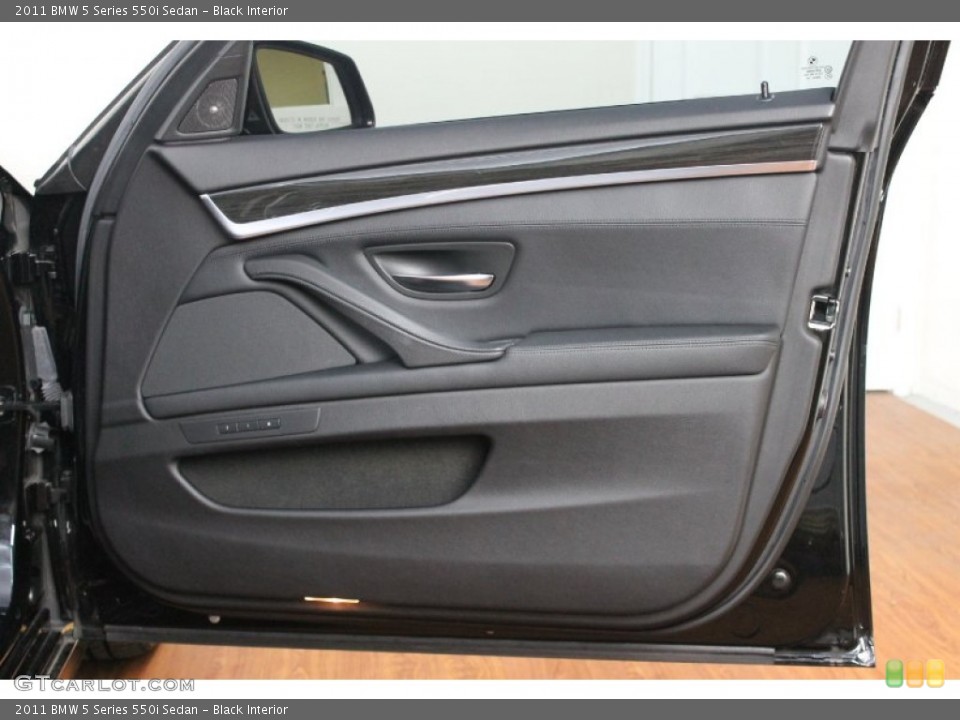 Black Interior Door Panel for the 2011 BMW 5 Series 550i Sedan #67725011