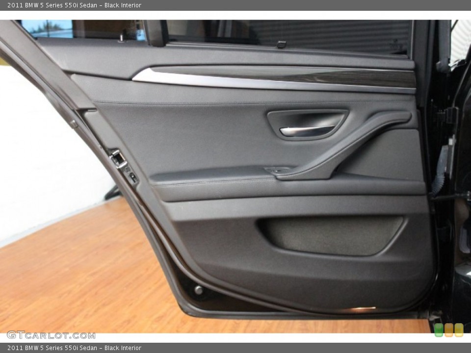 Black Interior Door Panel for the 2011 BMW 5 Series 550i Sedan #67725014