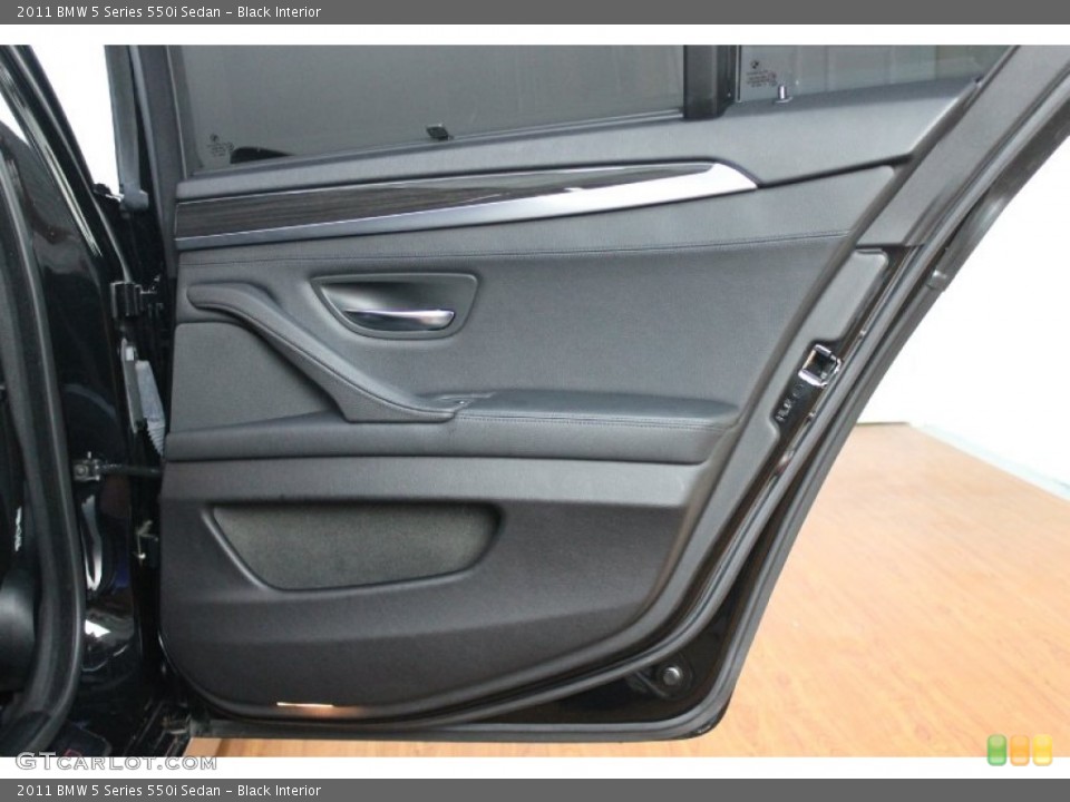 Black Interior Door Panel for the 2011 BMW 5 Series 550i Sedan #67725020