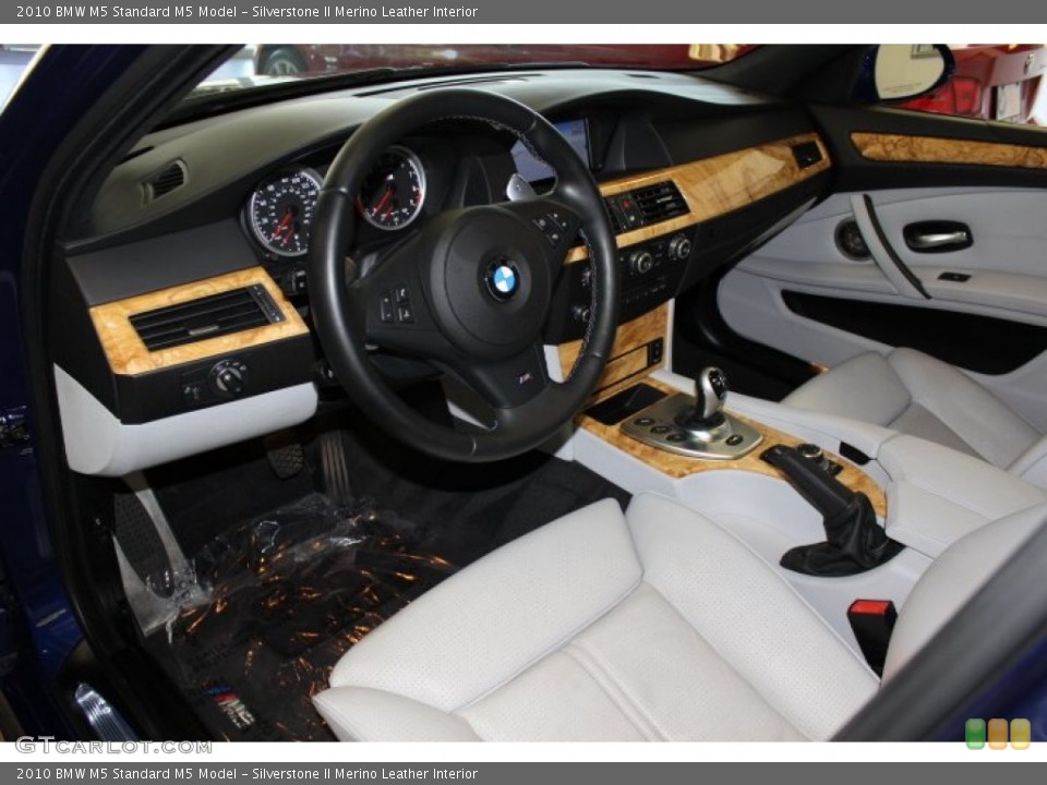 Silverstone II Merino Leather Interior Prime Interior for the 2010 BMW M5  #67729808