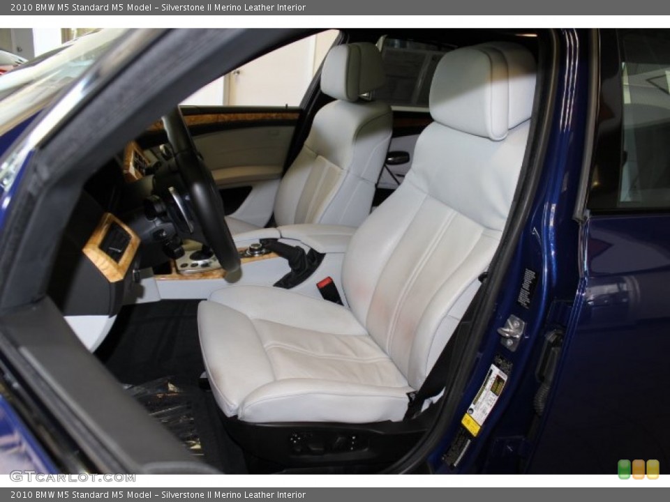 Silverstone II Merino Leather Interior Front Seat for the 2010 BMW M5  #67729820