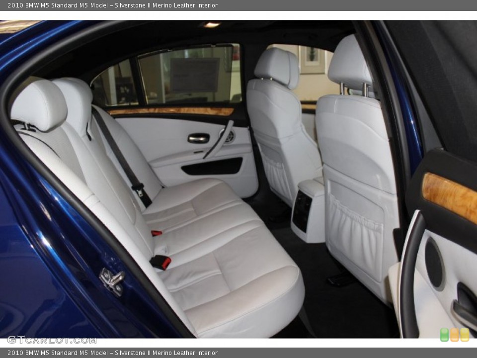 Silverstone II Merino Leather Interior Rear Seat for the 2010 BMW M5  #67729895