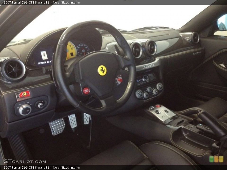 Nero (Black) Interior Dashboard for the 2007 Ferrari 599 GTB Fiorano F1 #67730366