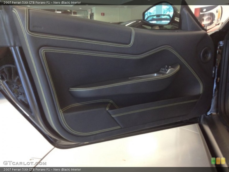 Nero (Black) Interior Door Panel for the 2007 Ferrari 599 GTB Fiorano F1 #67730375