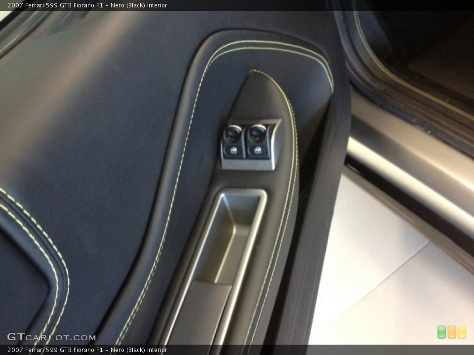 Nero (Black) Interior Controls for the 2007 Ferrari 599 GTB Fiorano F1 #67730387