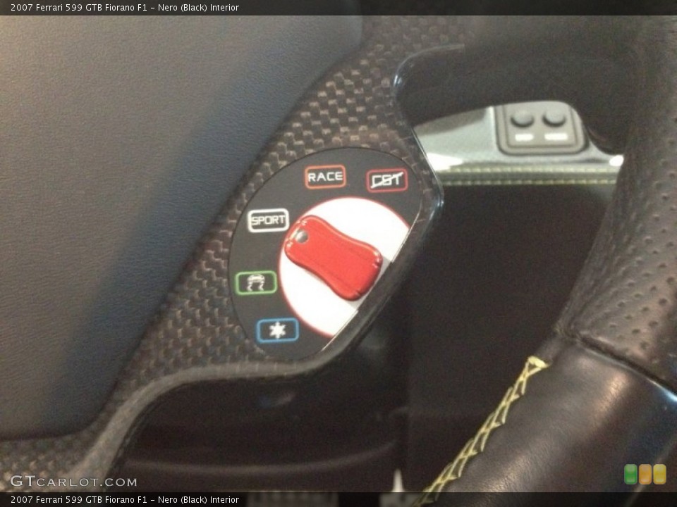 Nero (Black) Interior Controls for the 2007 Ferrari 599 GTB Fiorano F1 #67730414