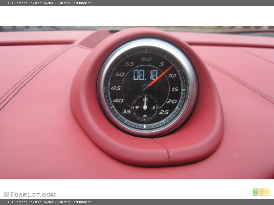 Carrera Red Interior Gauges for the 2011 Porsche Boxster Spyder #67731176
