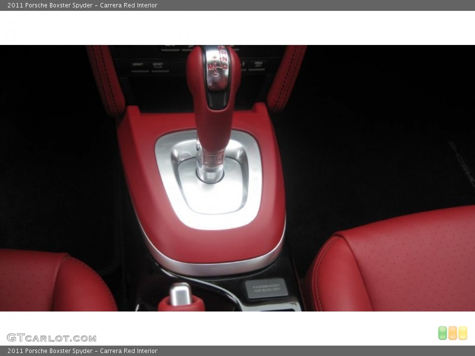 Carrera Red Interior Transmission for the 2011 Porsche Boxster Spyder #67731194