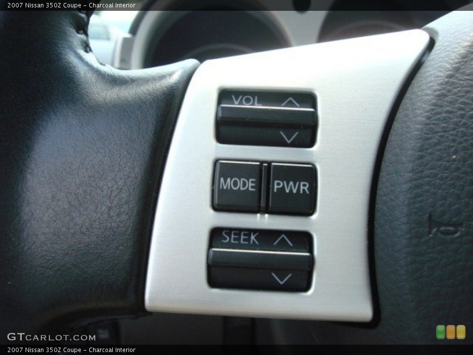 Charcoal Interior Controls for the 2007 Nissan 350Z Coupe #67732526