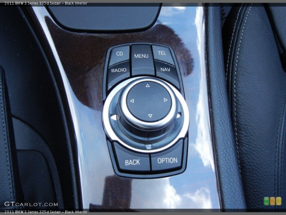 Black Interior Controls for the 2011 BMW 3 Series 335d Sedan #67734011