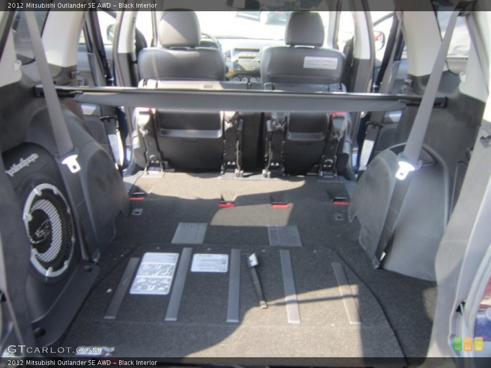 Black Interior Trunk for the 2012 Mitsubishi Outlander SE AWD #67734689