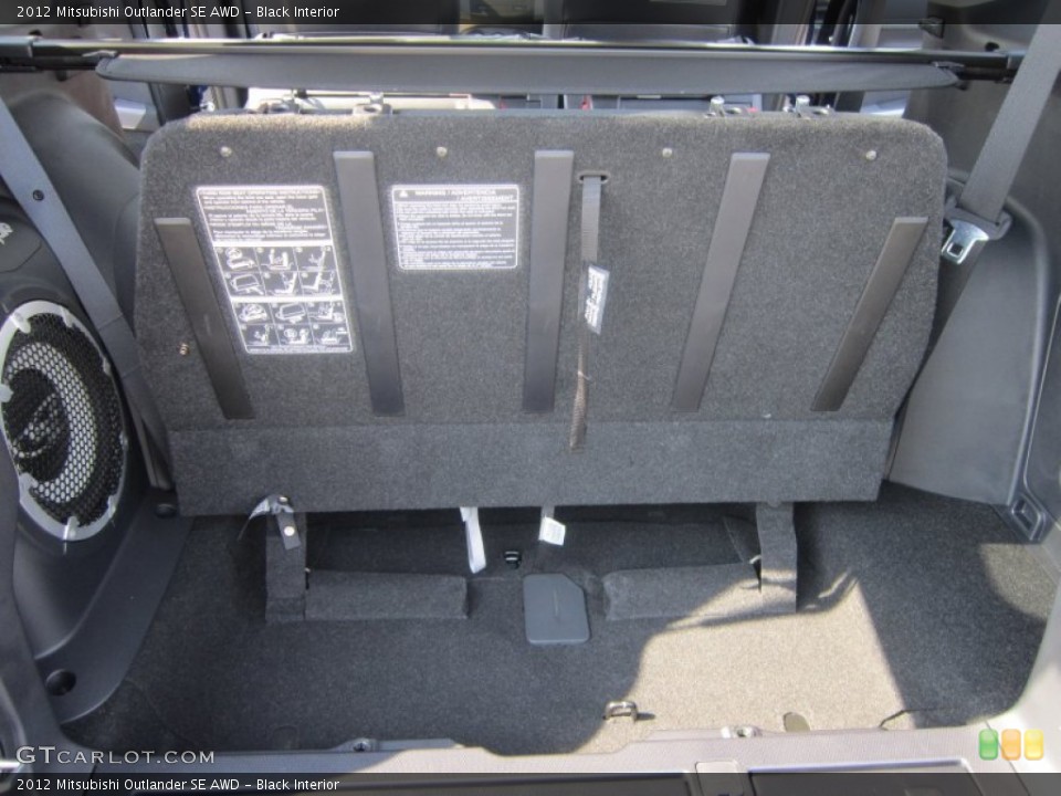 Black Interior Trunk for the 2012 Mitsubishi Outlander SE AWD #67734695
