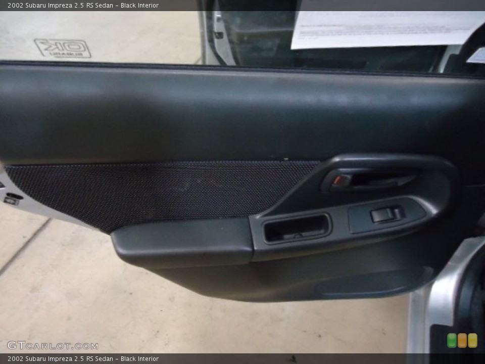 Black Interior Door Panel for the 2002 Subaru Impreza 2.5 RS Sedan #67735773