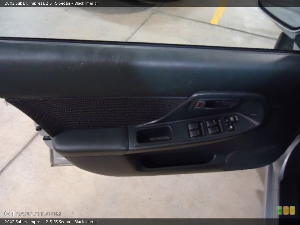 Black Interior Door Panel for the 2002 Subaru Impreza 2.5 RS Sedan #67735781