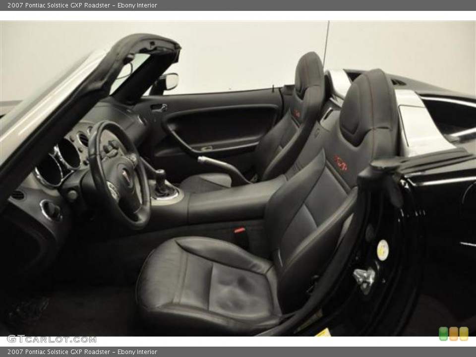 Ebony Interior Prime Interior for the 2007 Pontiac Solstice GXP Roadster #67736782