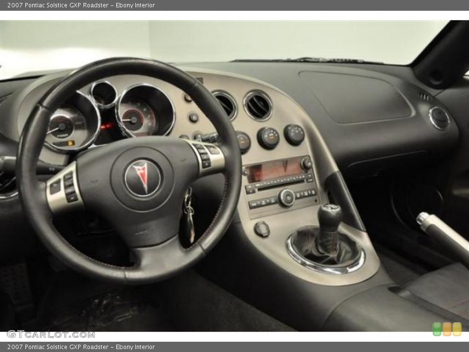 Ebony Interior Dashboard for the 2007 Pontiac Solstice GXP Roadster #67736792