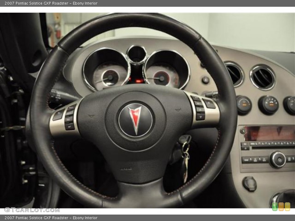 Ebony Interior Steering Wheel for the 2007 Pontiac Solstice GXP Roadster #67736798