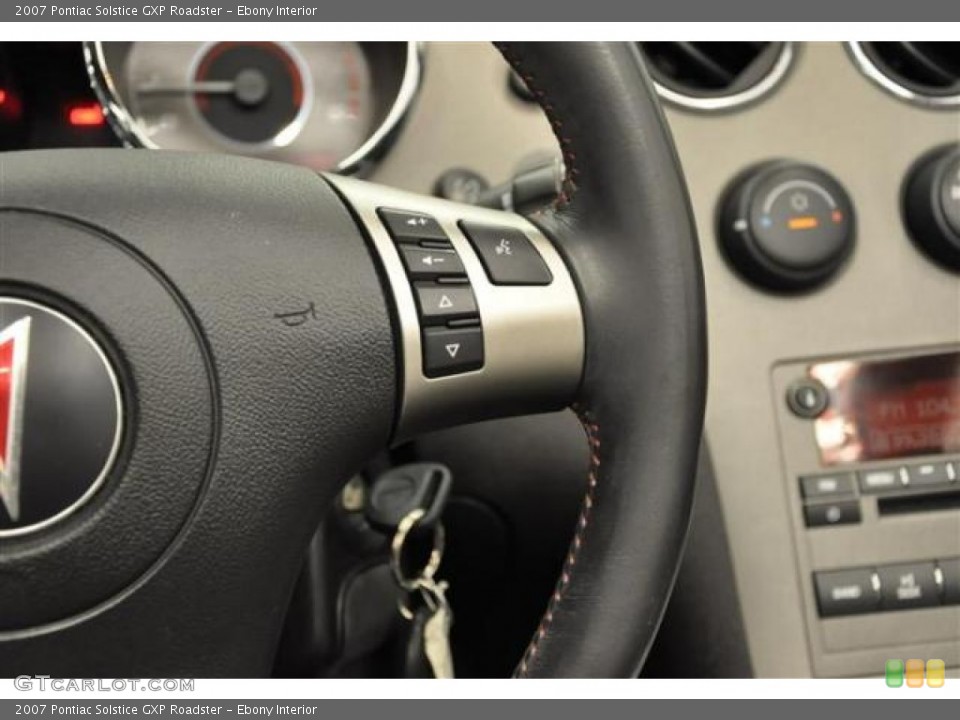 Ebony Interior Controls for the 2007 Pontiac Solstice GXP Roadster #67736804