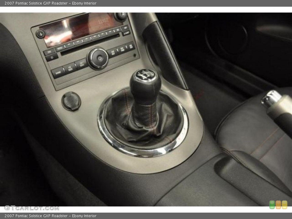 Ebony Interior Transmission for the 2007 Pontiac Solstice GXP Roadster #67736831
