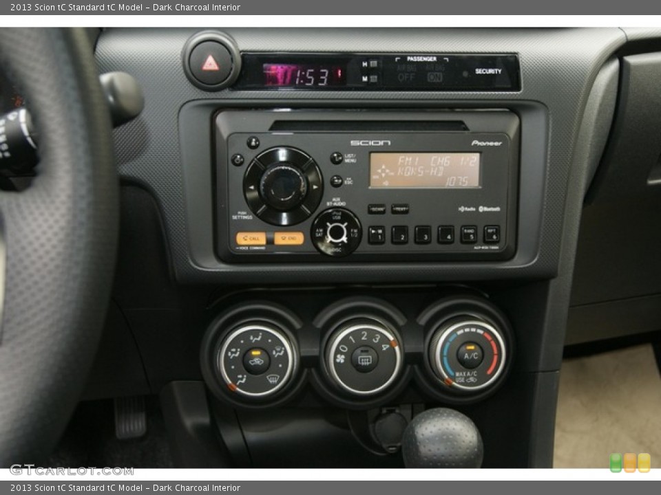 Dark Charcoal Interior Controls for the 2013 Scion tC  #67737422