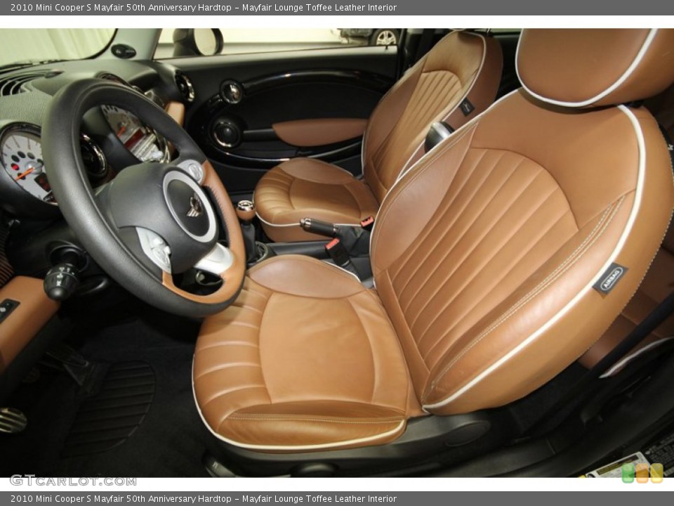Mayfair Lounge Toffee Leather Interior Photo for the 2010 Mini Cooper S Mayfair 50th Anniversary Hardtop #67738703