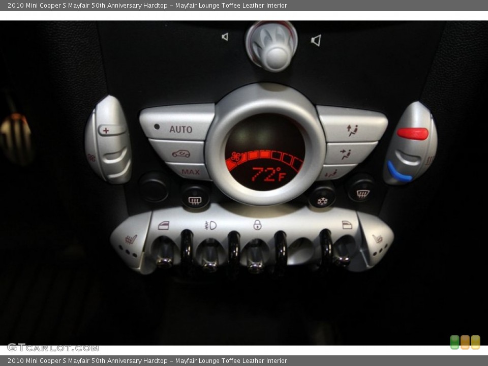 Mayfair Lounge Toffee Leather Interior Controls for the 2010 Mini Cooper S Mayfair 50th Anniversary Hardtop #67738790