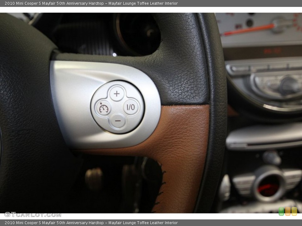 Mayfair Lounge Toffee Leather Interior Controls for the 2010 Mini Cooper S Mayfair 50th Anniversary Hardtop #67738826