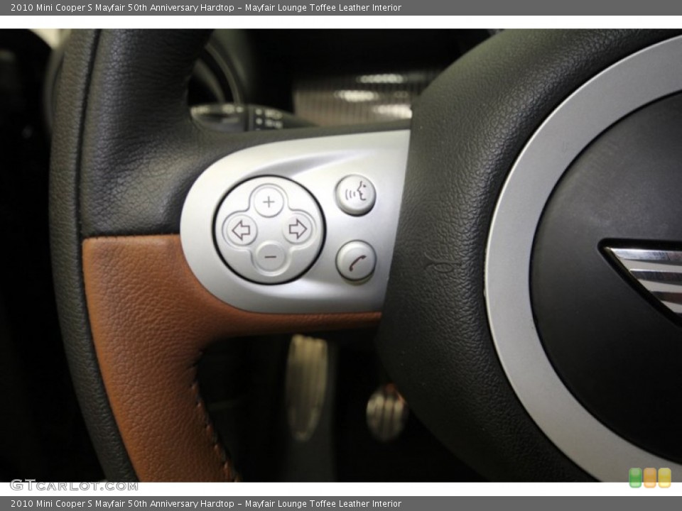Mayfair Lounge Toffee Leather Interior Controls for the 2010 Mini Cooper S Mayfair 50th Anniversary Hardtop #67738832