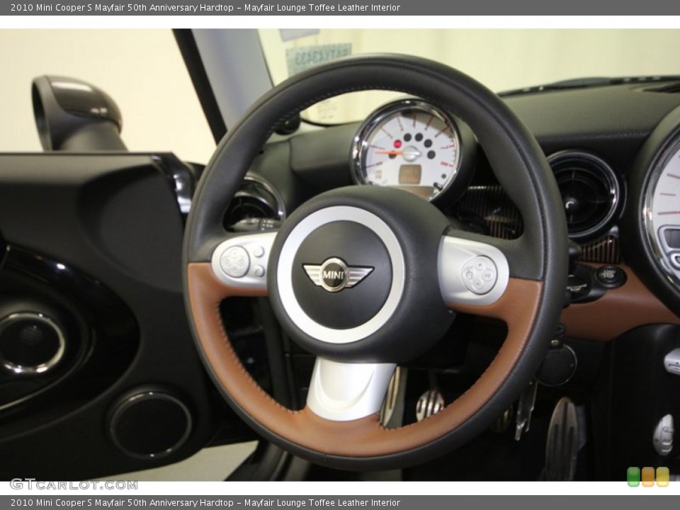 Mayfair Lounge Toffee Leather Interior Steering Wheel for the 2010 Mini Cooper S Mayfair 50th Anniversary Hardtop #67738847